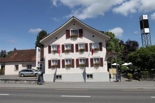 Hotel Ristorante Schlössli Meggen Exterior foto